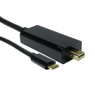 RS PRO IC Socket USB Cable, Male USB Type C to Male Mini DisplayPort, USB 3.1, 1 m 192-4709