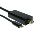 RS PRO IC Socket USB Cable Male USB Type C to Male Mini DisplayPort USB 3.1, 2 m 192-4710
