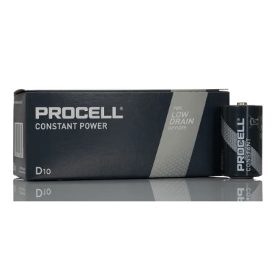 Duracell Procell Alkaline D Size Battery 1.5 V 19669 mAh Flat Terminal 5000394122048