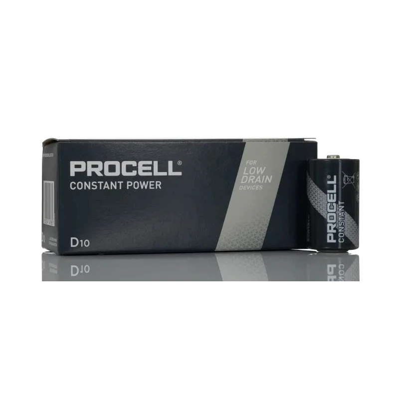 Duracell Procell Alkaline D Size Battery 1.5 V 19669 mAh Flat Terminal 5000394122048