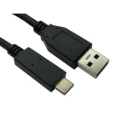 RS PRO IC Socket USB Cable Male USB Type C to Male USB 3.1 USB Type A 500mm 192-4726