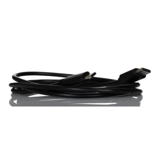 RS PRO IC Socket USB Cable Male USB Type C to Male Micro USB Type B USB 2.0, Black 1 m 192-4734