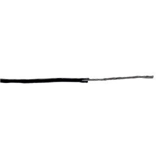 Alpha Wire Hookup Wire TEFLON Series Black 0.09 mm², 28 AWG, 30.5 m Length, 250V, Silver Plated Copper Conductor 2842/7 BK005