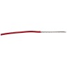 Alpha Wire Hookup Wire TEFLON Series Red 0.23 mm² Cross Section, 24 AWG, 30.5 m Length, 250V, Silver Plated 2844/7 RD005