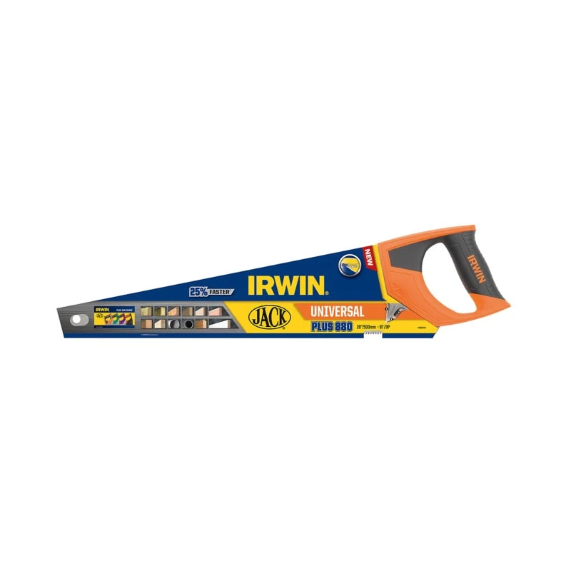 Irwin Hand Saw 500 mm, 8 TPI Steel Blade for Wood Cutting 10505212