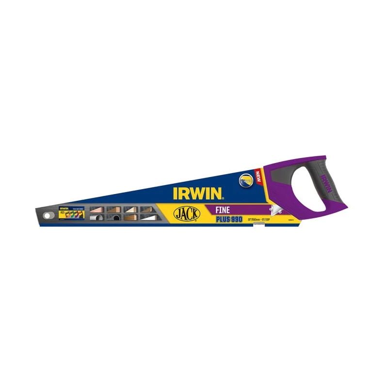 Irwin Hand Saw with 550 mm Steel Blade and 9 TPI for Wood Cutting 10505215