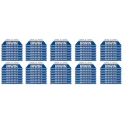 Irwin Bi-Metal Flat Safety Knife Blade, 100 Pieces Package 10504243