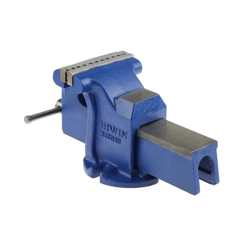 Irwin Medium Duty Bench Vice Jaw Width 100 mm Jaw Opening 80 mm Jaw Depth 50 mm Bolt Mount 3.9 kg 10507771