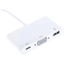 RS PRO USB Type C to VGA Adapter USB 3.1 with USB A and USB C Ports 60W Power Delivery 192-4721