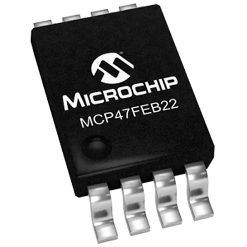 Microchip Digital-to-Analogue Converter DAC 12 bit 2-Channel Serial-I2C 8-Pin TSSOP MCP47FEB22A0-E/ST