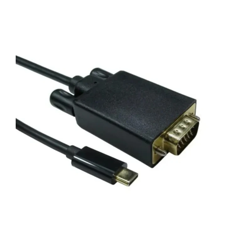 RS PRO USB Type C to VGA Adapter Cable USB 3.1 1080P Display 2 m 192-4715