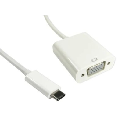 RS PRO USB Type C to VGA Adapter USB 3.1 with Maximum Resolution 2048 x 1152 pixel 192-4719