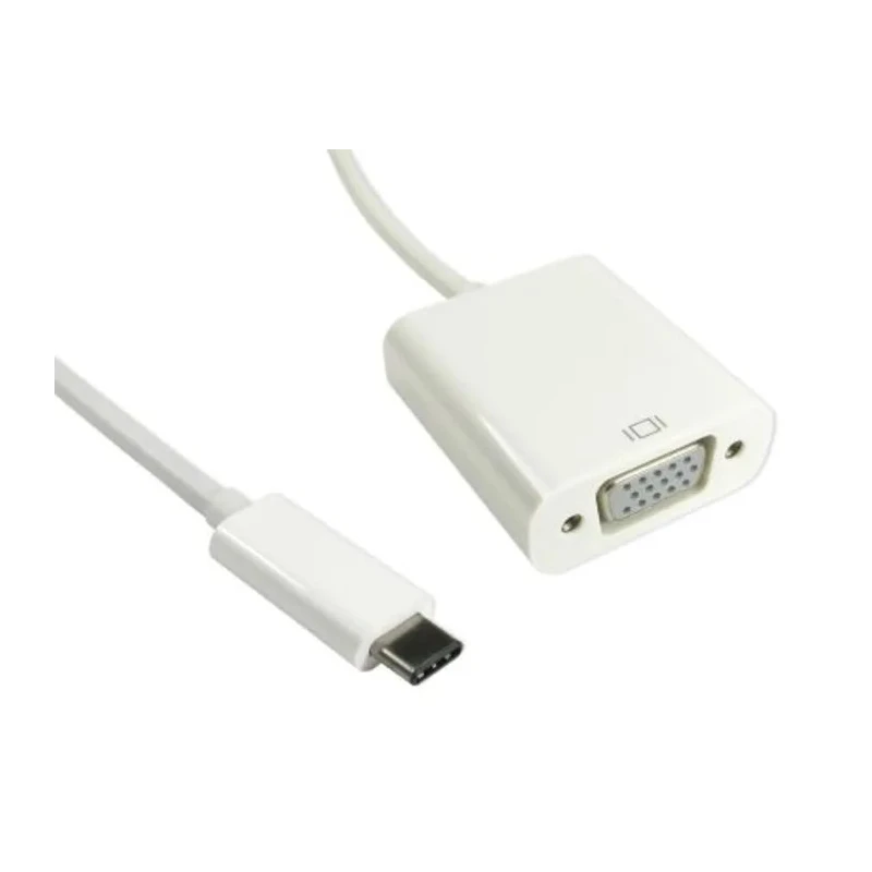 RS PRO USB Type C to VGA Adapter USB 3.1 with Maximum Resolution 2048 x 1152 pixel 192-4719