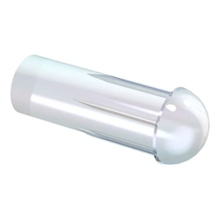 Mentor GmbH Panel Mount 1-Way Straight Rigid LED Light Pipe Clear Yellow 1293.5000