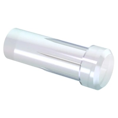 Mentor GmbH Panel Mount 1-Way Straight Rigid LED Light Pipe Clear Yellow 1282.6000