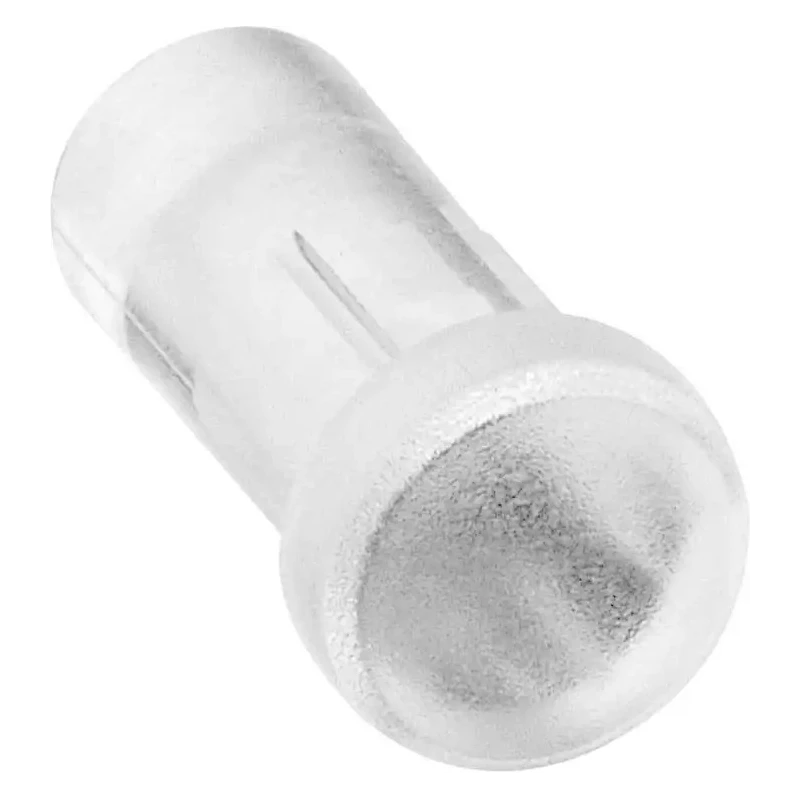 Mentor GmbH Panel Mount 1-Way Straight Rigid LED Light Pipe Clear, Yellow 1293.2000