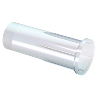 Mentor GmbH Panel Mount 1-Way Straight Rigid LED Light Pipe Clear Yellow 1293.1700