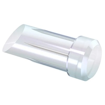 Mentor GmbH Panel Mount 1-Way Straight Rigid LED Light Pipe Clear, Yellow 1282.4000