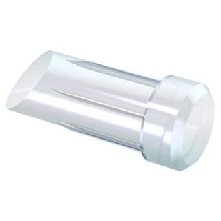Mentor GmbH Panel Mount 1-Way Straight Rigid LED Light Pipe Clear Yellow 1292.8000