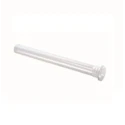 Mentor GmbH Panel Mount 1-Way Straight Rigid LED Light Pipe Clear Yellow 45.4mm 1293.1401