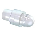Mentor GmbH 1-Way Straight Rigid Rear Panel LED Light Pipe Clear Yellow 1265.1001