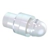 Mentor GmbH 1-Way Straight Rigid Rear Panel LED Light Pipe Clear Yellow 1265.1001