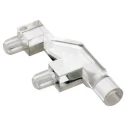 Mentor GmbH Rigid LED Light Pipe 10-Way Press-In, Right Angle, Clear Lens, 3 mm 1271.1000