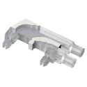Mentor GmbH PCB 2-Way Right Angle Rigid LED Light Pipe Clear Yellow 1270.1001
