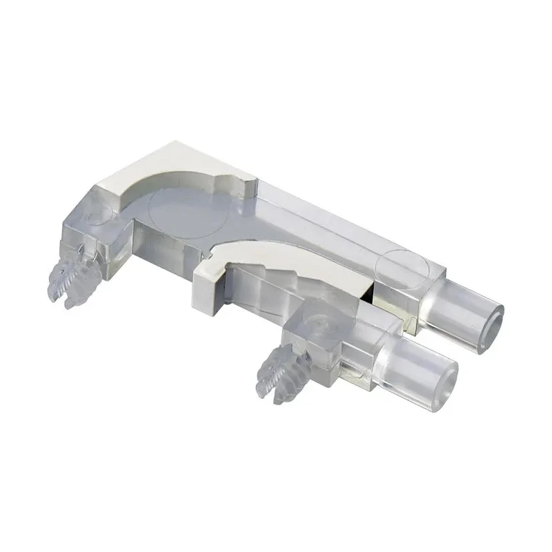 Mentor GmbH PCB 2-Way Right Angle Rigid LED Light Pipe Clear Yellow 1270.1001