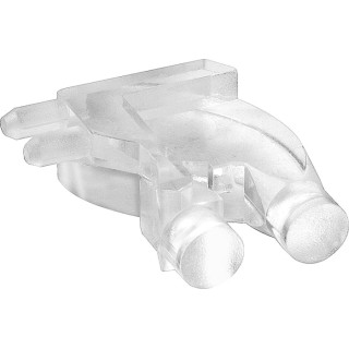 Mentor GmbH Press-In 2-Way Right Angle Rigid LED Light Pipe Clear 1280.1010