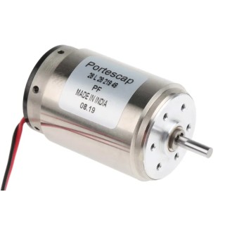 Portescap Low Inertia Type Servo DC Motor 12V DC 11W 5300 RPM 19.9 mNm Torque 3 mm Shaft Diameter 28L28-219.49