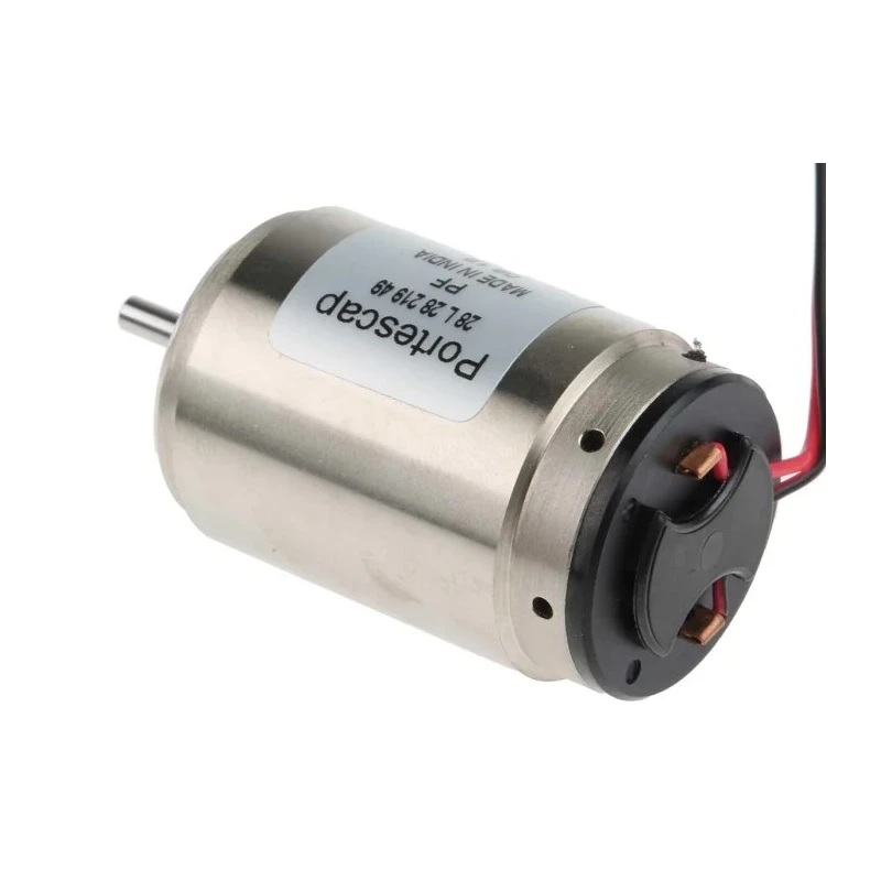 Portescap Low Inertia Type Servo DC Motor 12V DC 11W 5300 RPM 19.9 mNm Torque 3 mm Shaft Diameter 28L28-219.49