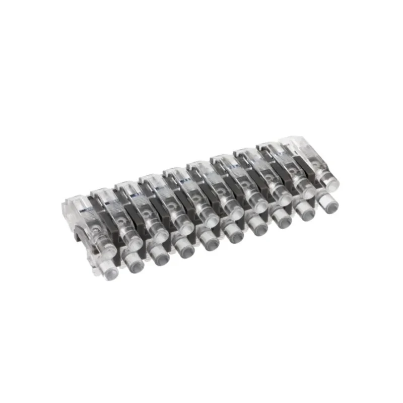 Mentor GmbH Panel Mount 1-Way Straight Rigid LED Light Pipe Clear Yellow 1270.1010