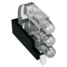 Mentor GmbH Press-In 30-Way Right Angle Rigid LED Light Pipe Clear 1296.2013