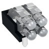 Mentor GmbH Press-In 20-Way Right Angle Rigid LED Light Pipe Clear 1296.2022