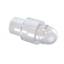 Mentor GmbH Rear Panel 1-Way Straight Rigid LED Light Pipe Clear Yellow 1294.2000