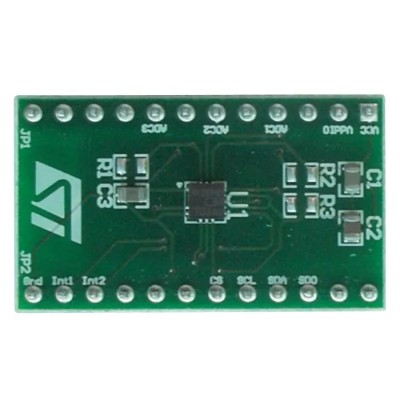 STMicroelectronics LIS3DH Adapter Board for DIL24 Socket Development Kit Accessory STEVAL-MKI105V1