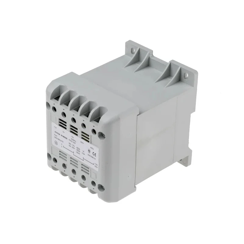 RS PRO 400 VA DIN Rail Transformer, 230 V, 400 V AC Primary, 115 V AC, 12 V, 24 V Secondary, IP21 Rated, 2 Outputs 880-2582