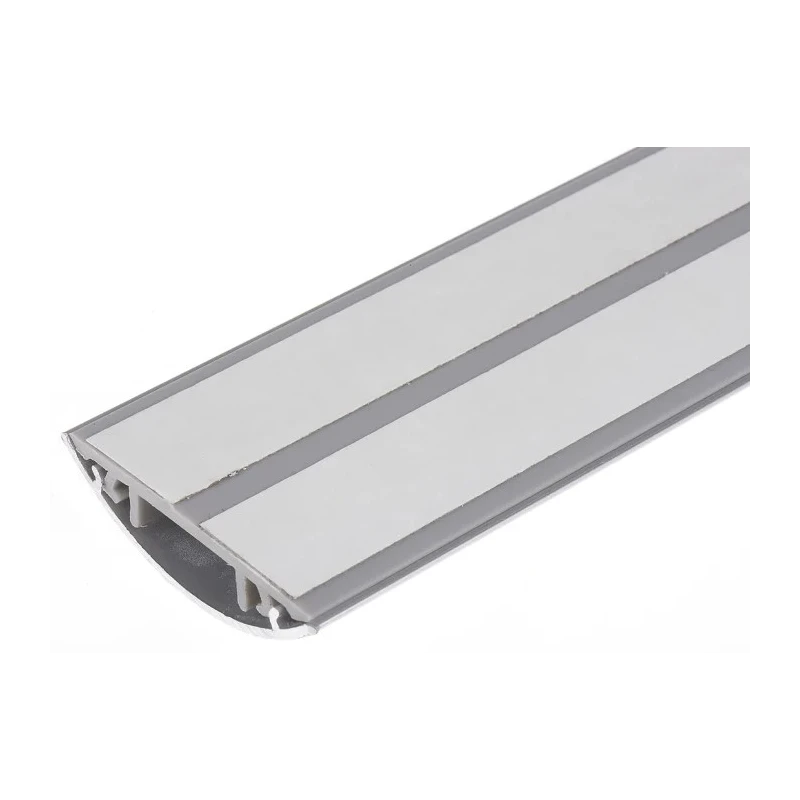 RS PRO Aluminium Alloy Floor Cable Trunking Grey W70mm x D16 mm, Length 1 m W70mm