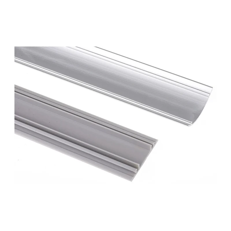 RS PRO Aluminium Alloy Floor Cable Trunking Grey W70mm x D16 mm, Length 1 m W70mm