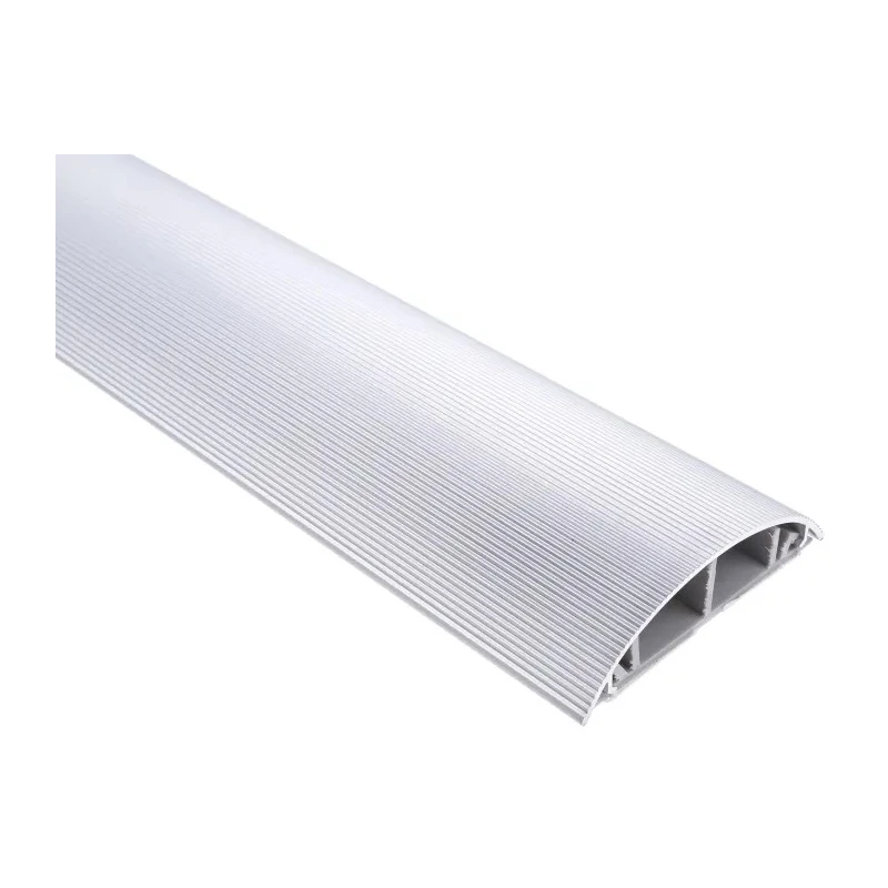 RS PRO Aluminium Alloy Floor Cable Trunking Grey W70mm x D16 mm, Length 1 m W70mm