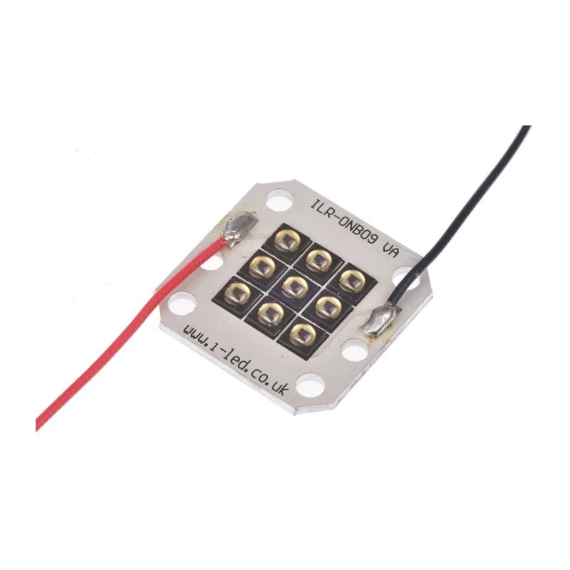 Intelligent LED Solutions Oslon 9 PowerCluster LED Array 9-LEDs ILR-IW09-85SL-SC221-WIR200 ILR-IW09-85SL-SC221-WIR200.