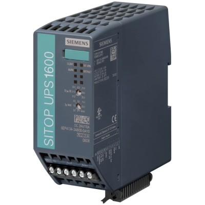 Siemens SITOP UPS1600 Uninterruptible Power Supply 24V DC Output 240 W DIN Rail Mount UPS1600