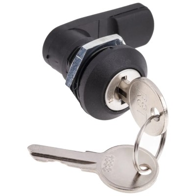 RS PRO Black Locking Handle Compression Latch Key Lock 48.4mm 192-7132