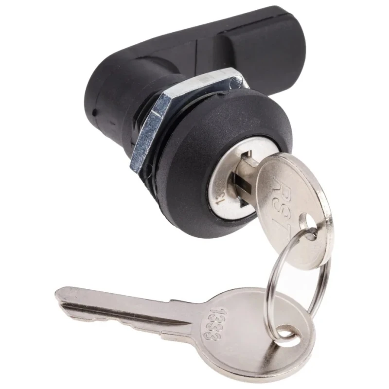 RS PRO Black Locking Handle Compression Latch Key Lock 48.4mm 192-7132