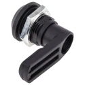RS PRO Black Locking Handle Compression Latch Key Lock 48.4mm 192-7132