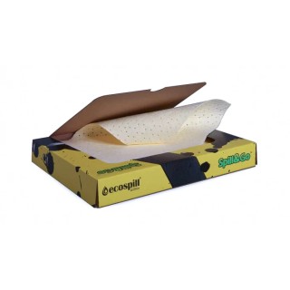 Ecospill Ltd Spill Control Equipment Pads Dispensing Box Yellow for Chemical 20L Capacity C1405040