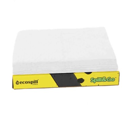 Ecospill Ltd Pads Dispensing Box Spill Control Equipment 20L Capacity White Polypropylene H1405040
