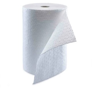 Ecospill Ltd Spill Absorbent Premier Roll for Oil Use, 80 L Capacity, White, 40m Length, 500mm Width H0405040