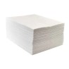 Ecospill Ltd Spill Absorbent Premier Pad for Oil Use, 80L Capacity, 100 Per Pack, White, 500mm x 500mm H0415040